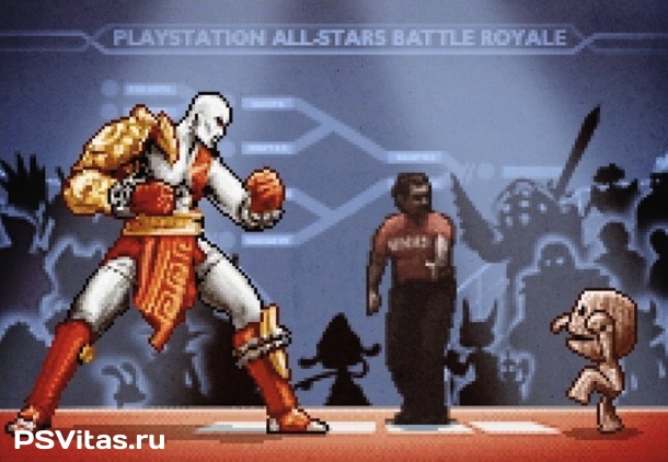 PS All-Stars PlayStation All-Stars Battle Royale Pixel Art
